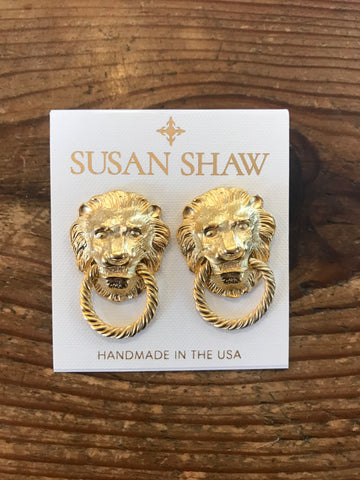 Susan Shaw 1569 Lion Head and Knocker Studs