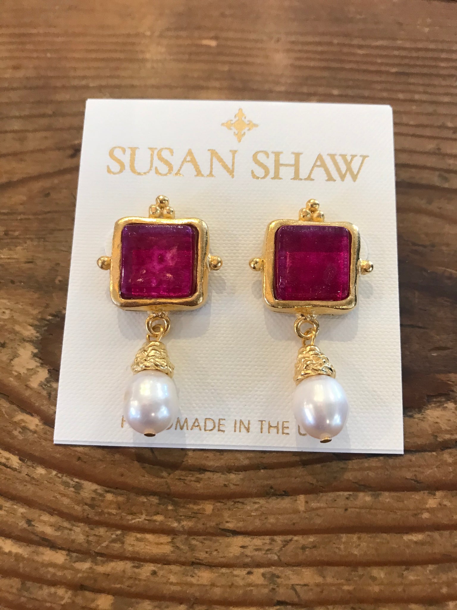 Susan Shaw 1736 Madeline Pearl Drop Earring