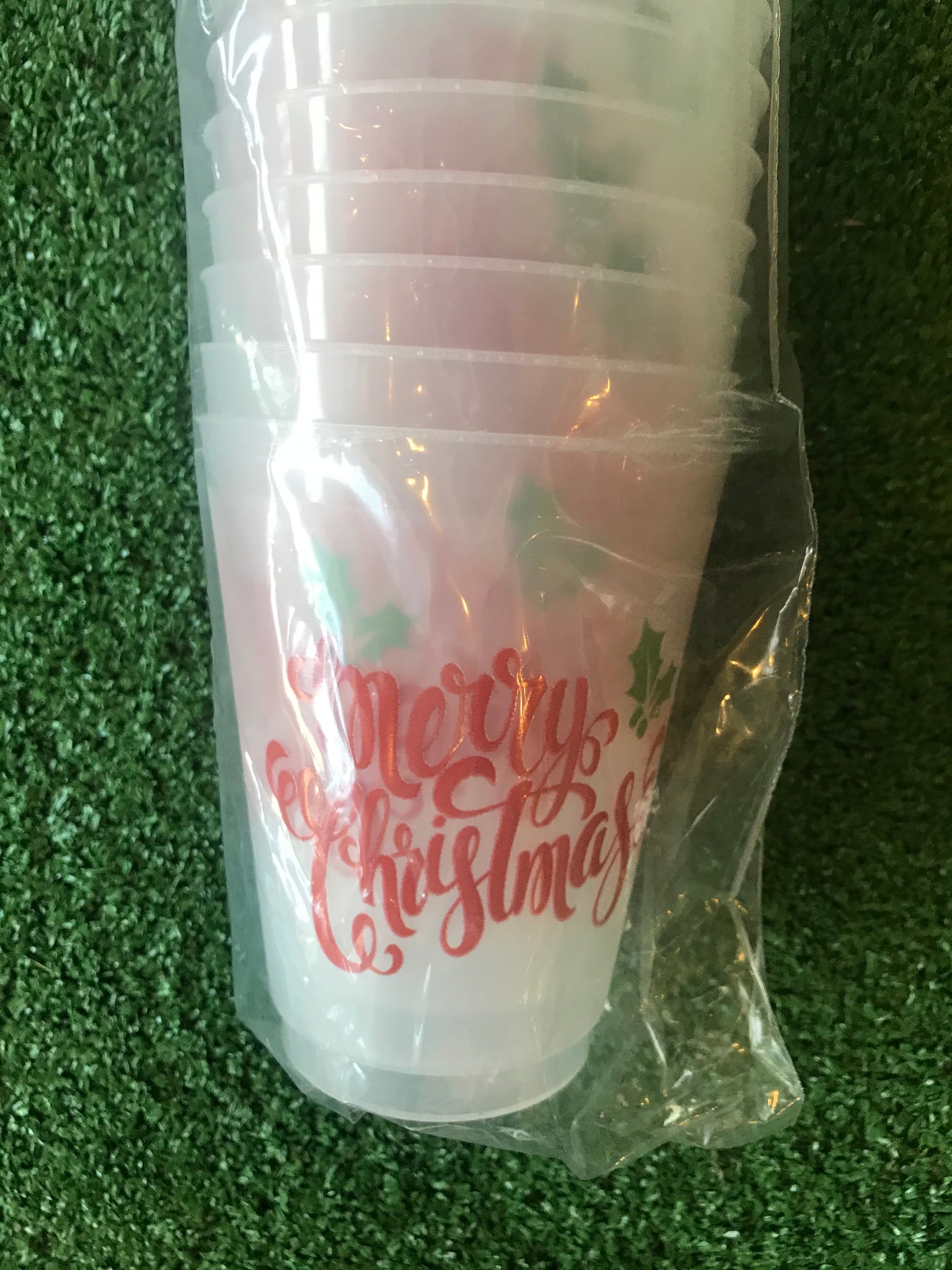 Frost Flex Merry Christmas 16 oz cups. 10 count