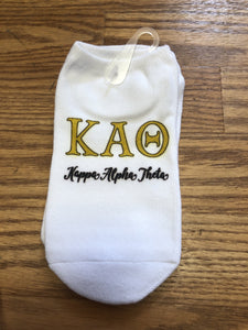 No-Show Socks - Kappa Alpha Theta