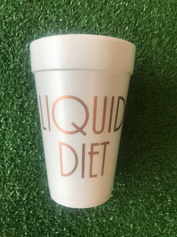 Styrofoam Cups - Liquid Diet