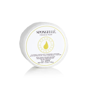 Spongelle Freesia Pear Infused Travel Spongette