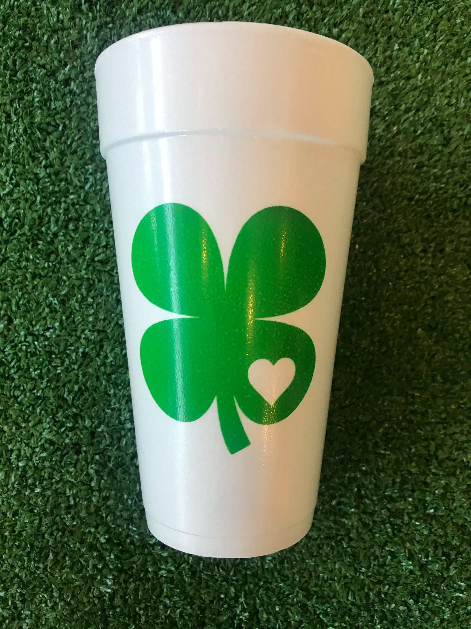 Styrofoam Cups - Large Shamrock