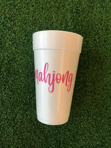 Styrofoam Cups - Mahjong