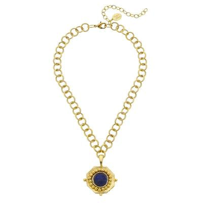 Susan Shaw 3950 Becca Necklace Blue Lapis