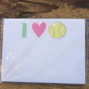 I love Tennis notepad