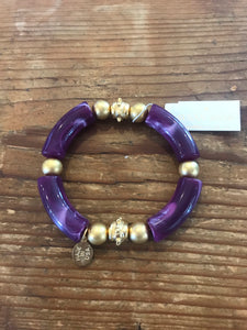 Susan Shaw 2561 Purple Charleston Bracelet