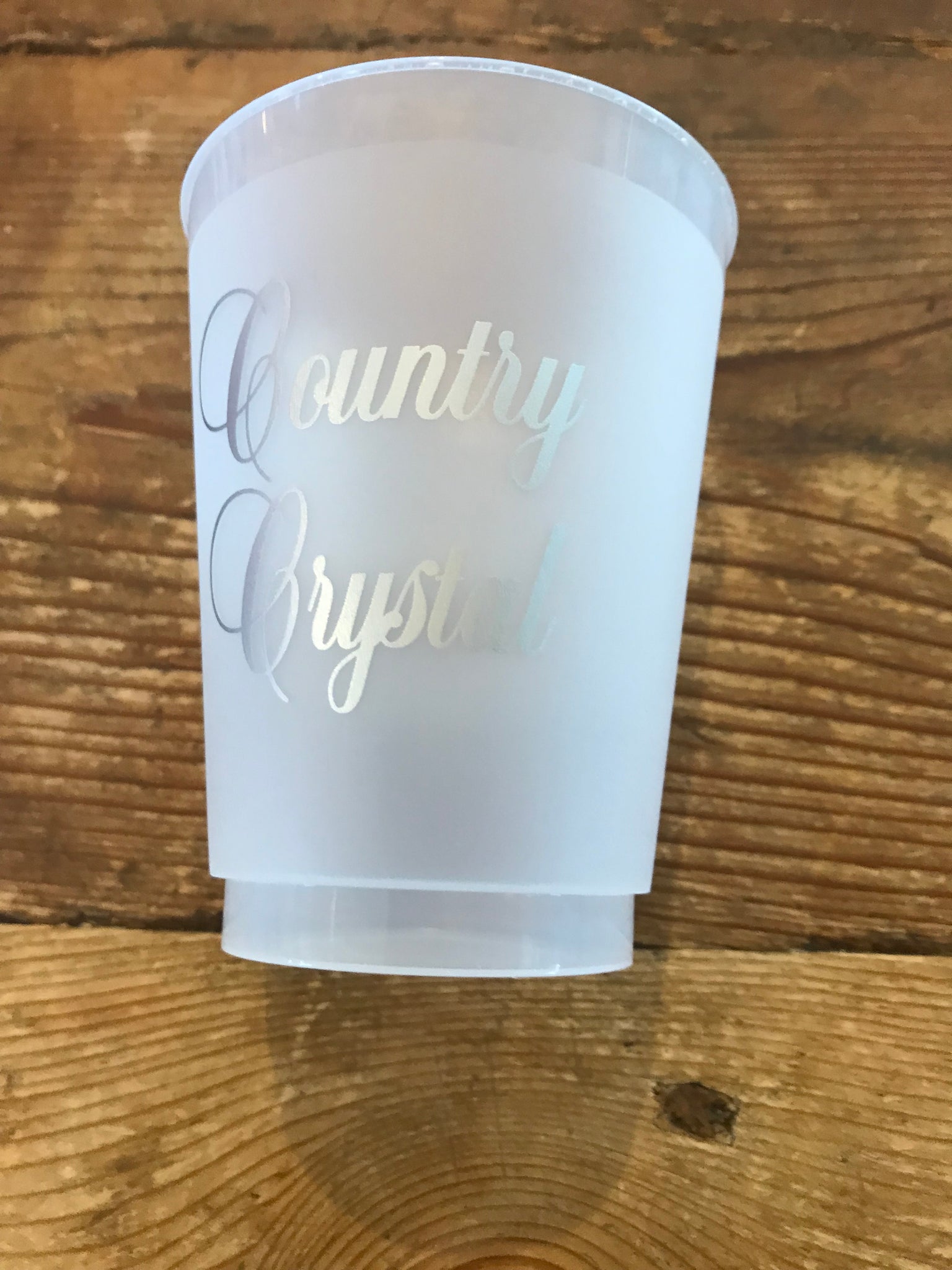 Country Crystal Frost Flex Cups