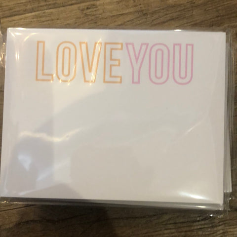 Love mini notepad