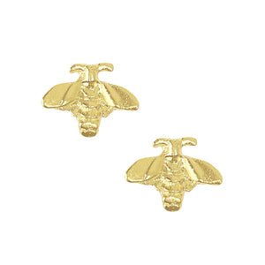 Susan Shaw 1022 Mini Bee Stud Earrings