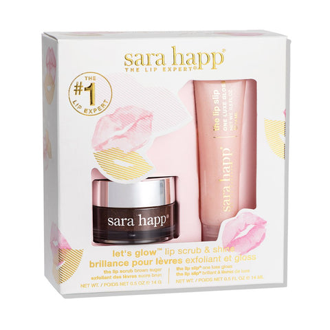 Sara Happ Let's Glow Lip Scrub & Shine