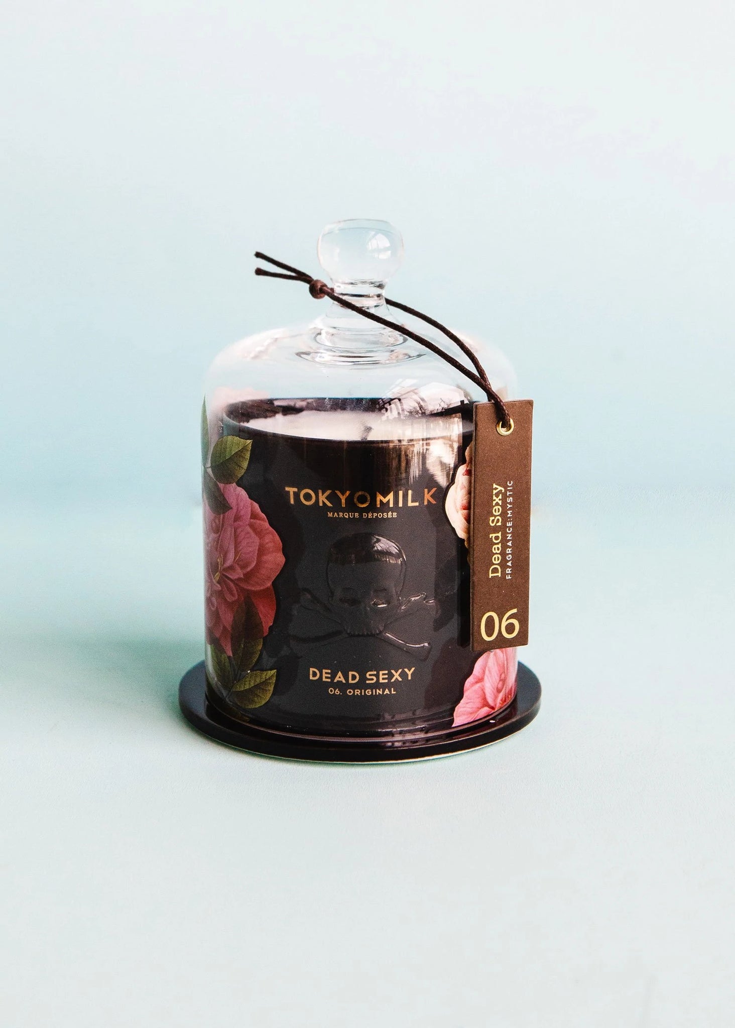Dead Sexy Ceramic Candle with Cloche-Original