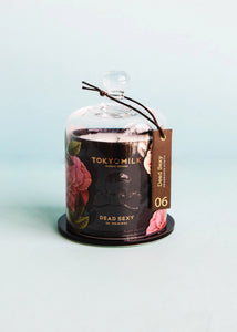 Dead Sexy Ceramic Candle with Cloche-Original